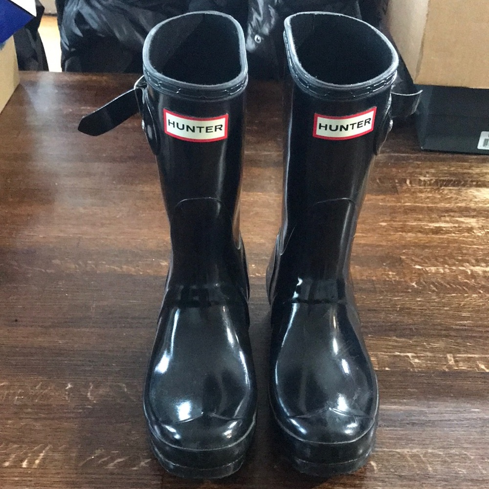Hunter Gloss Short Rain Boots